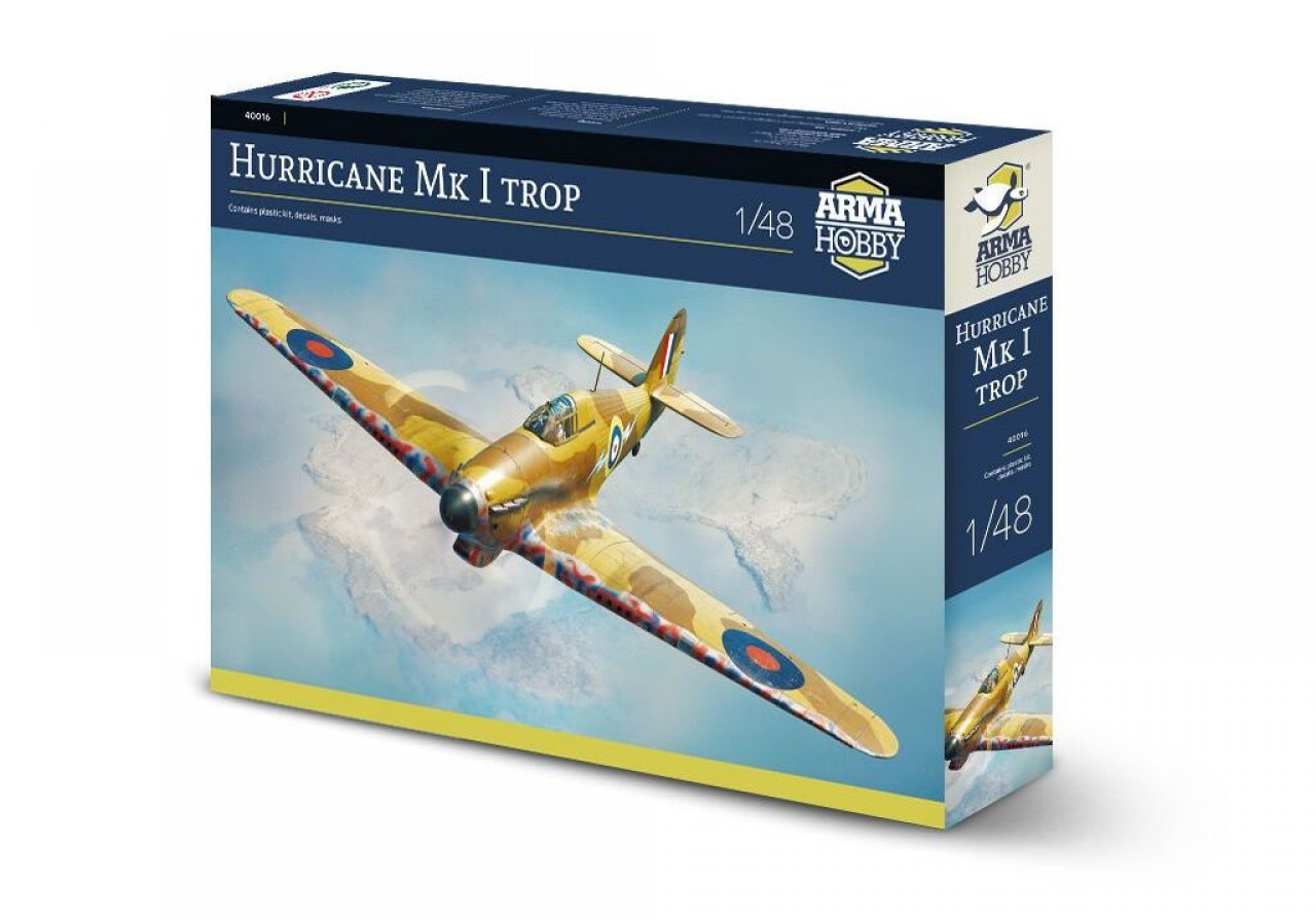 Orkan v puščavi - prihaja Hurricane Mk I Trop 1/48